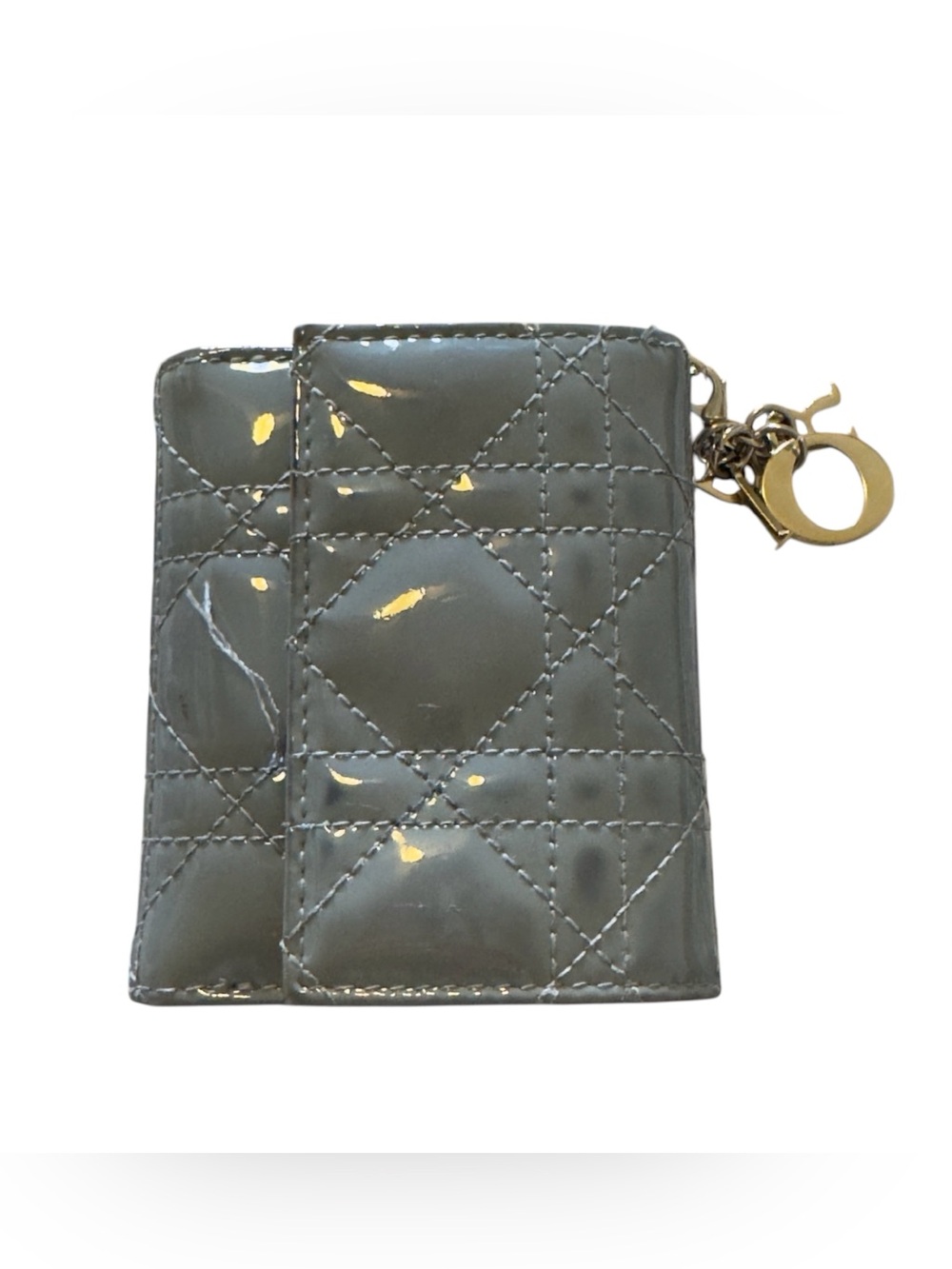 DIOR Lady Dior Lotus Trifold Wallet Cannage Leather